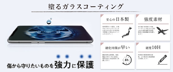 ☆スマホ・カメラの液晶画面のガラスコーティング☆